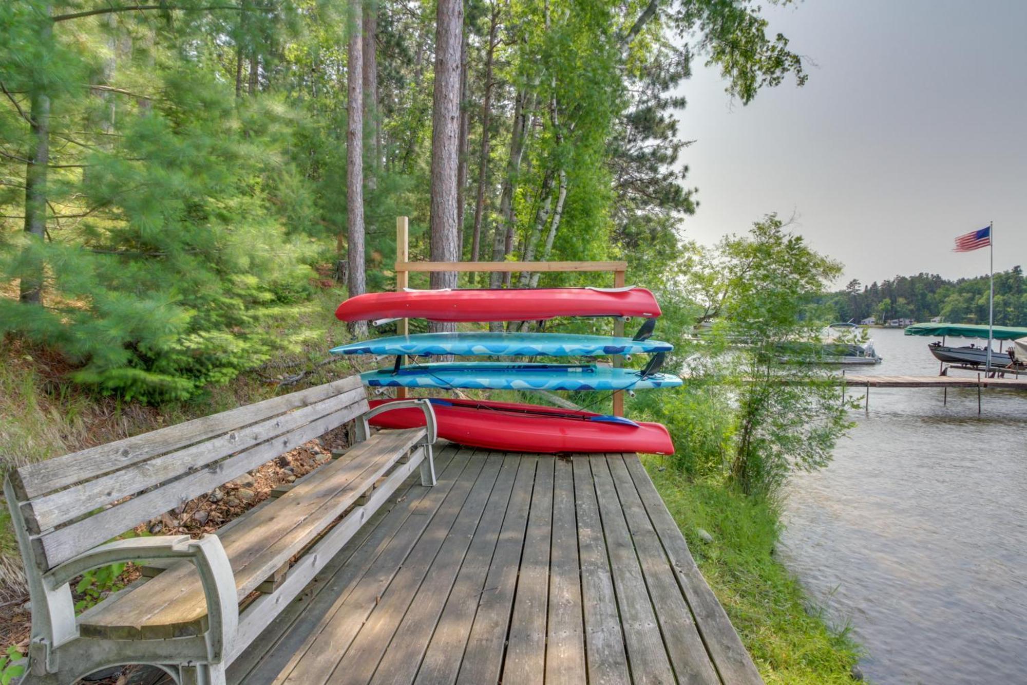 Pequot Lakes Cabin Retreat With Dock And 5 Bikes! Exterior foto